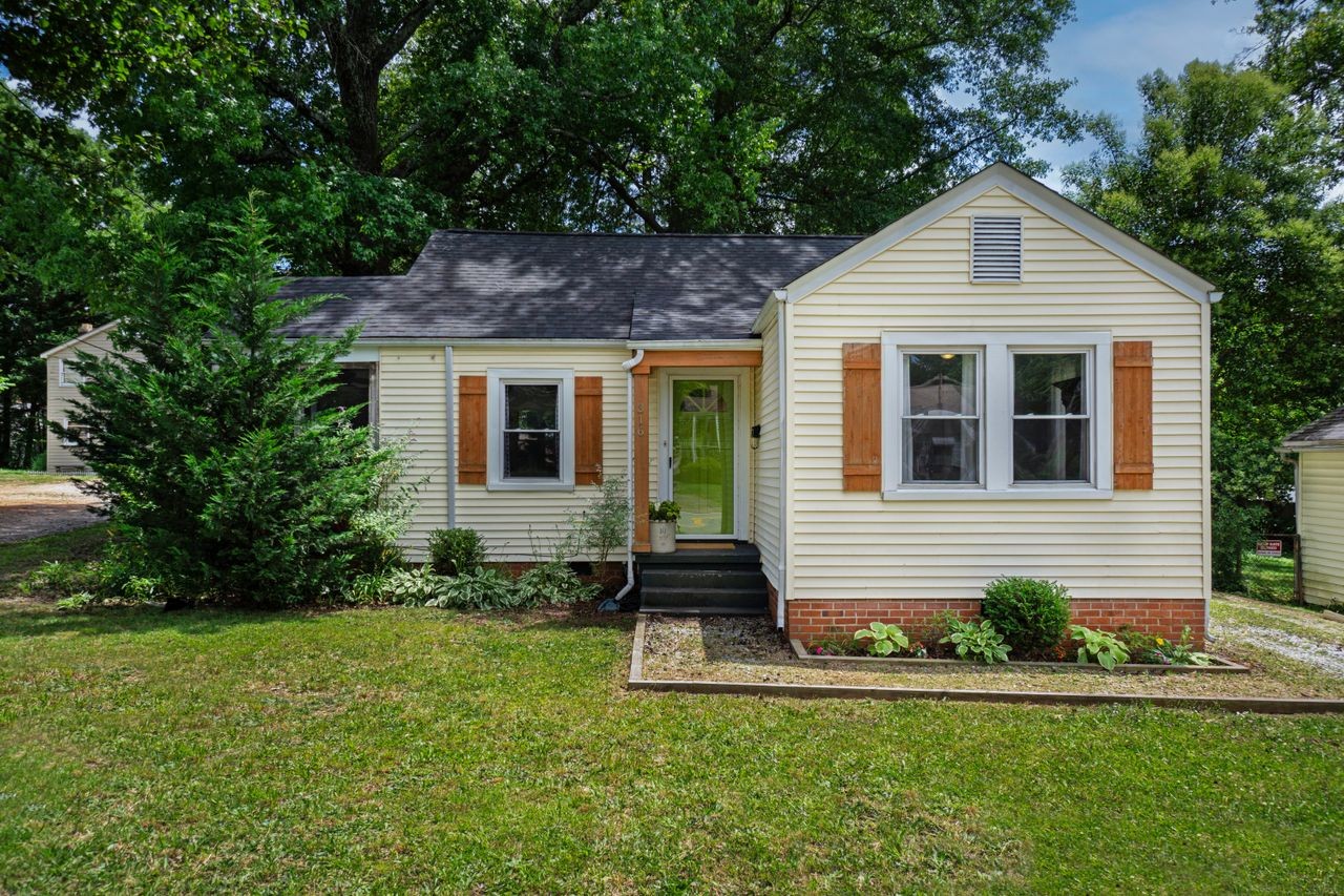 small house with cream exterior